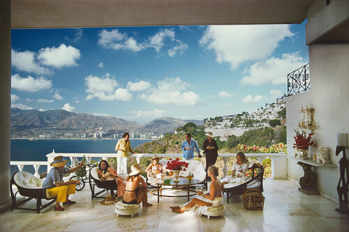 Slim Aarons 'Guests At Villa Nirvana' by Slim Aarons, Photography for Sale on Singulart