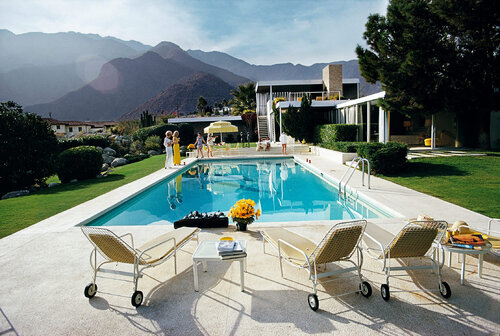 Slim Aarons 'Poolside Loungers' by Slim Aarons, Photography for Sale on Singulart
