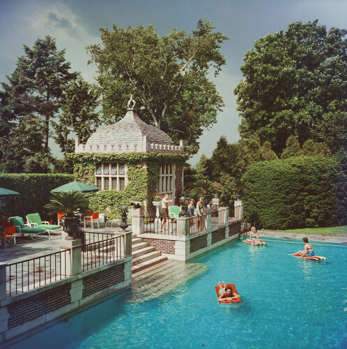 Slim Aarons 'Family Pool' by Slim Aarons, Photography for Sale on Singulart