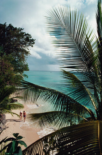 Slim Aarons 'Barbados Beach' by Slim Aarons, Photography for Sale on Singulart