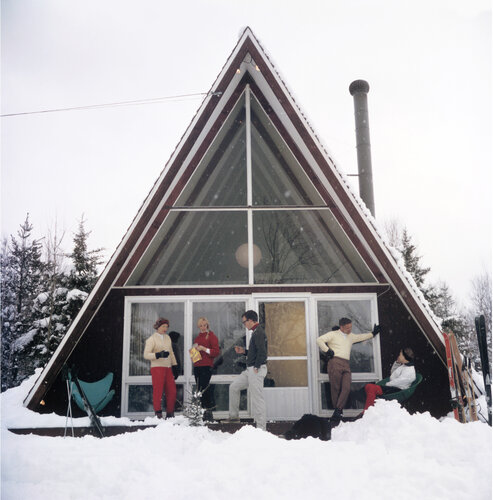 Slim Aarons 'On The Slopes In Stowe' by Slim Aarons, Photography for Sale on Singulart