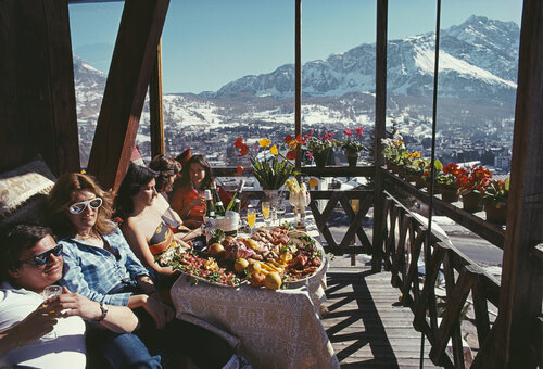 Slim Aarons 'Catching The Sun In Cortina' by Slim Aarons, Photography for Sale on Singulart