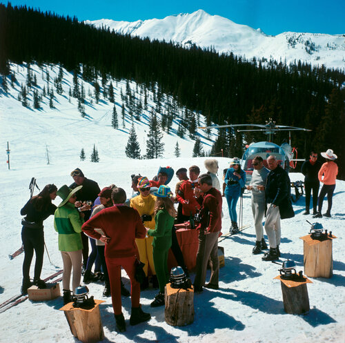 Slim Aarons 'Snowmass Picnic' by Slim Aarons, Photography for Sale on Singulart