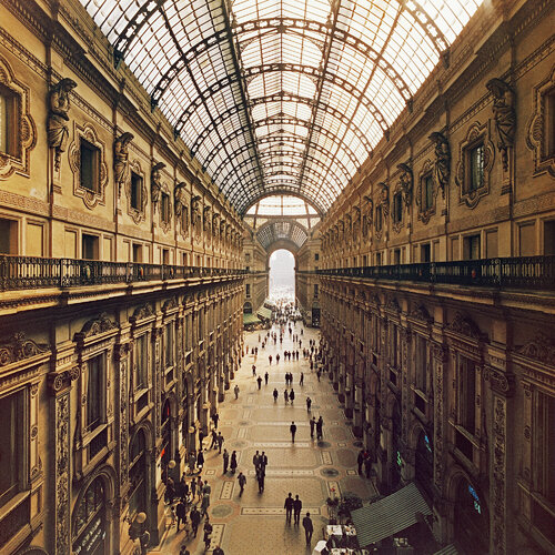 Slim Aarons 'Galleria Vittorio Emanuele II' by Slim Aarons, Photography for Sale on Singulart