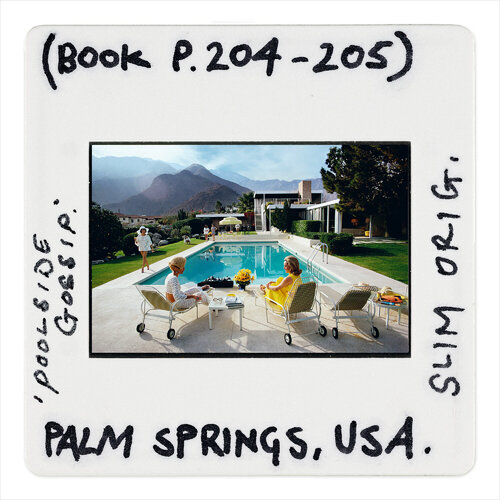 Slim Aarons 'Poolside Gossip - Slide' by Slim Aarons, Photography for Sale on Singulart