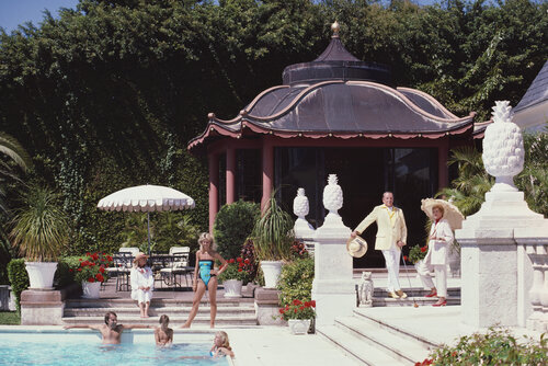 Slim Aarons 'Pagoda Poolhouse' by Slim Aarons, Photography for Sale on Singulart