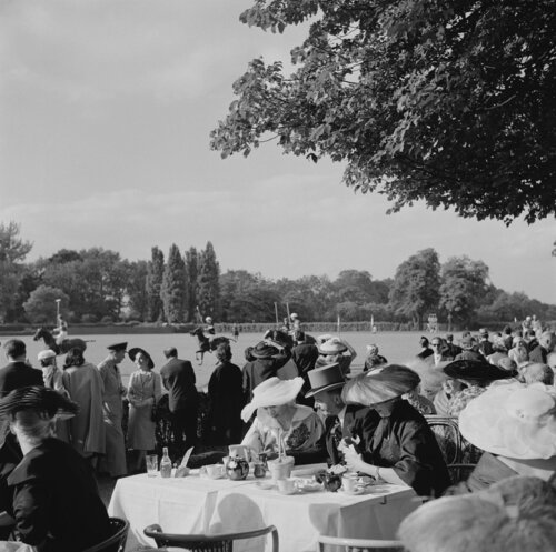 Slim Aarons 'French Polo Crowd' by Slim Aarons, Photography for Sale on Singulart