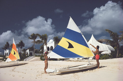 Slim Aarons 'Sailing In Anguilla' by Slim Aarons, Photography for Sale on Singulart