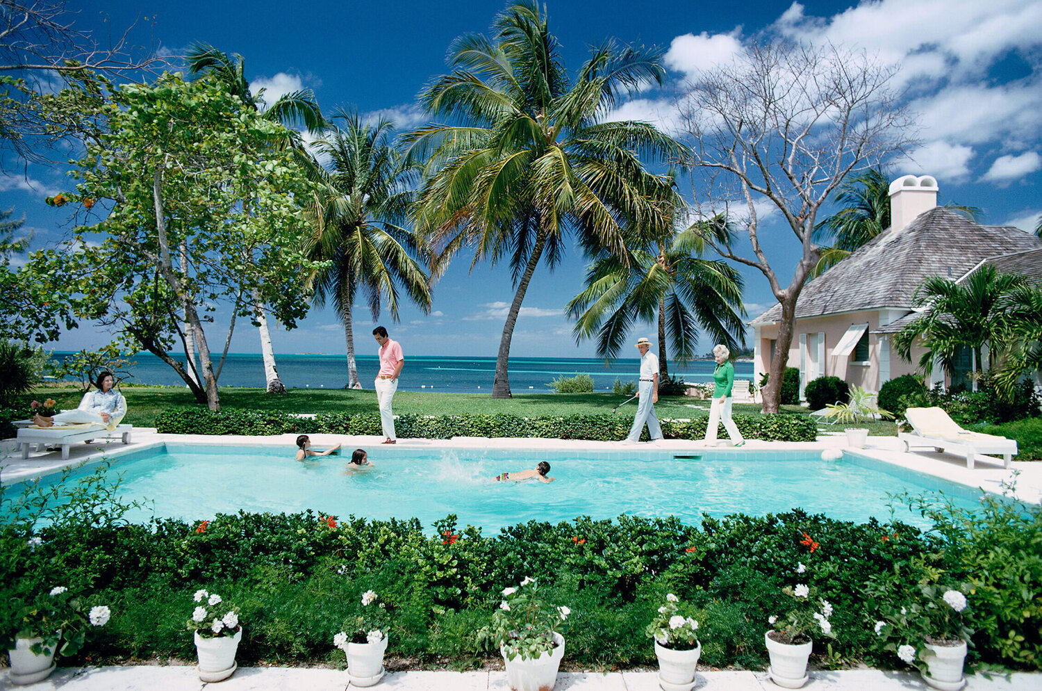 Slim Aarons 'Leonard Dalsemer' Slim Aarons Fotografia in vendita
