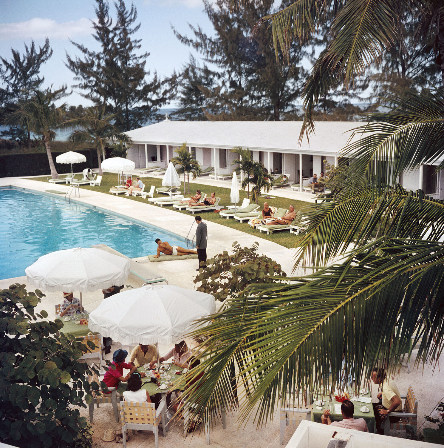 Slim Aarons 'Poolside Service' Slim Aarons Photography for sale