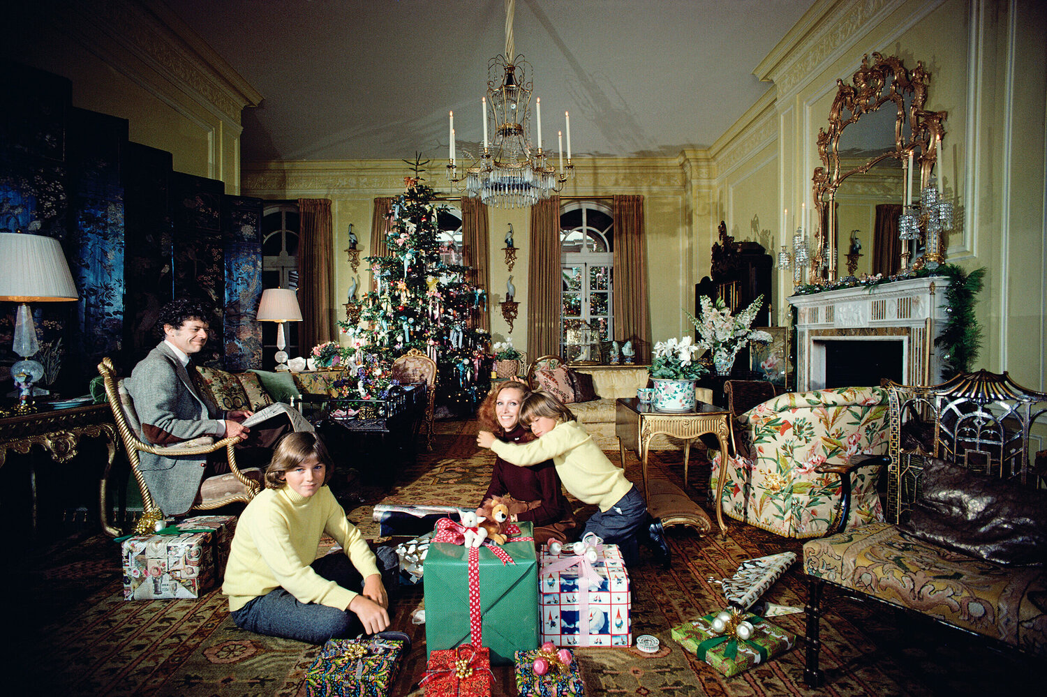 Slim Aarons 'Getty Christmas' Slim Aarons Fotografia in vendita