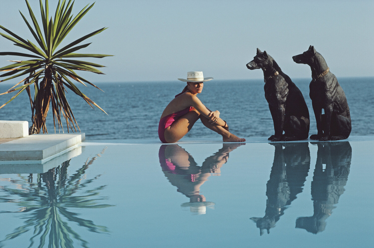 Slim Aarons 'Pantz Pool' Slim Aarons Fotografia in vendita