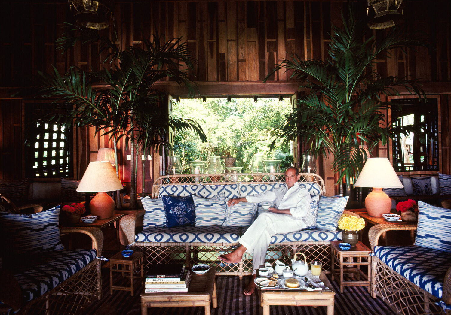 Slim Aarons 'Oscar De La Renta' Slim Aarons Fotografia in vendita