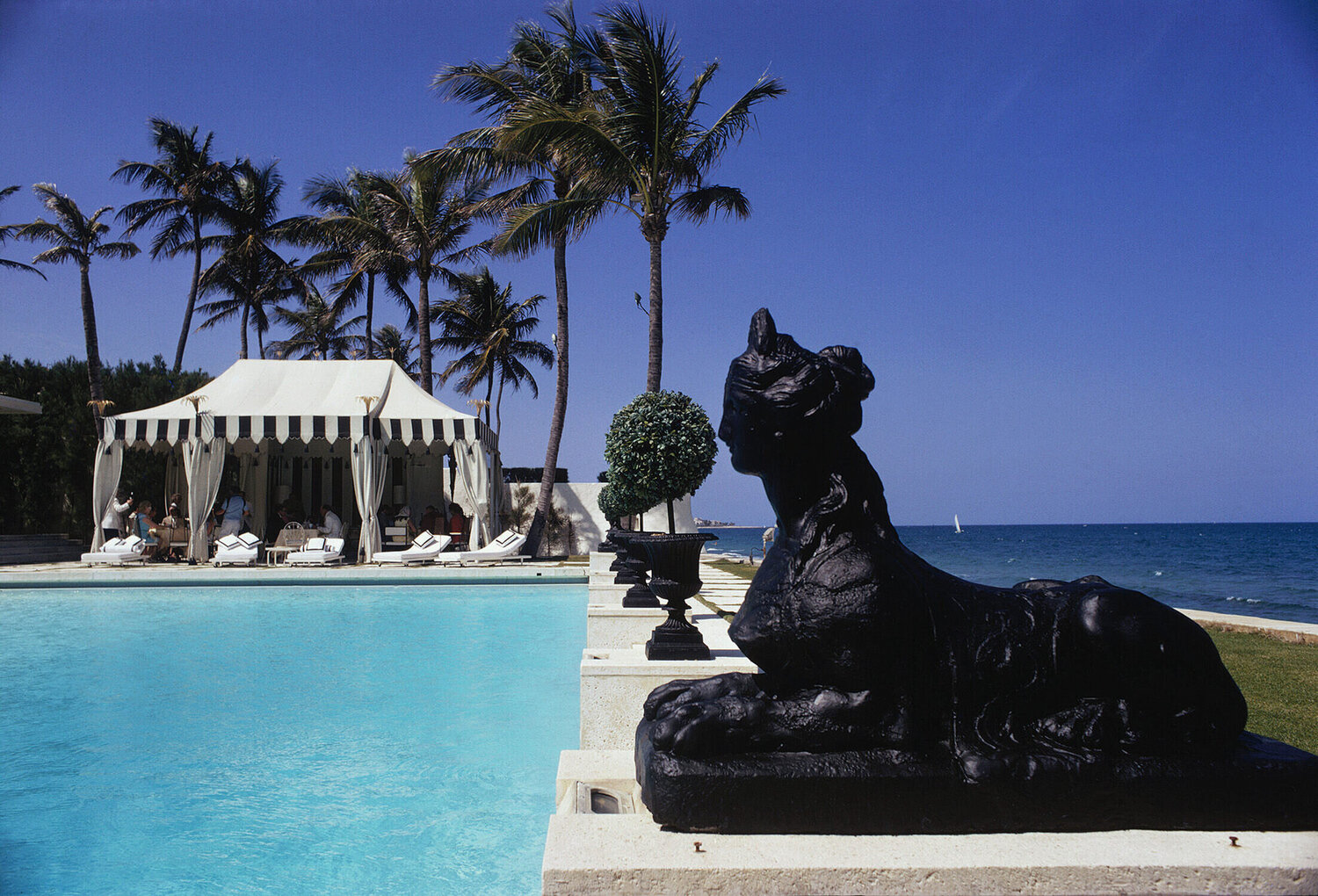 Slim Aarons 'Poolside Luncheon' Slim Aarons Photography for sale