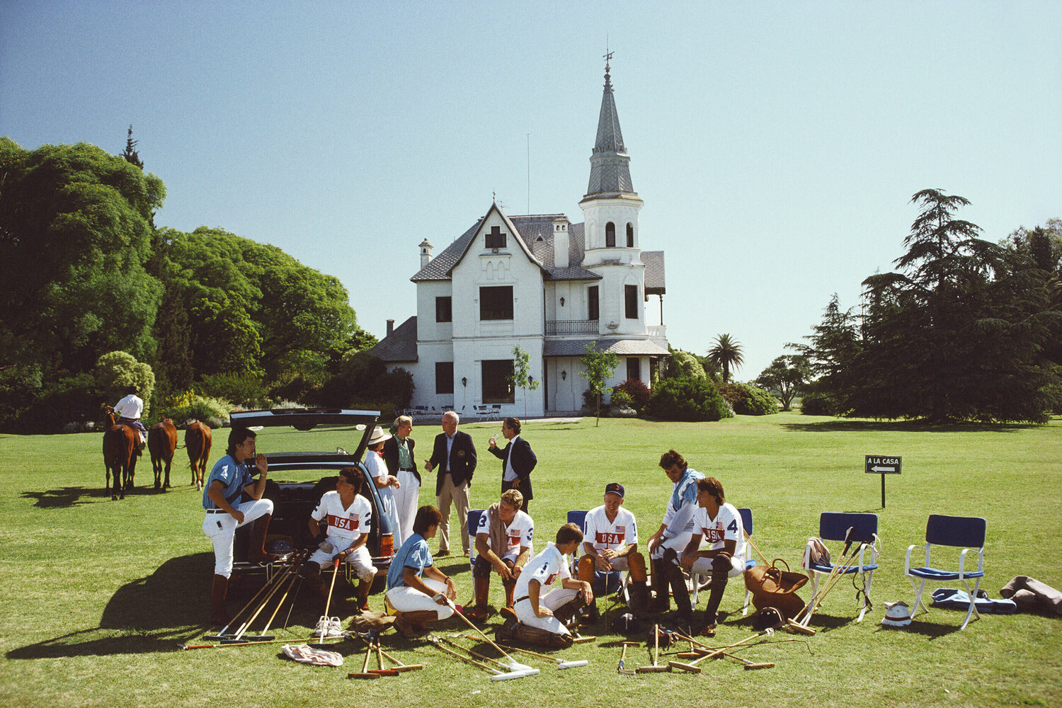 Slim Aarons 'Polo Gear' Slim Aarons Photography for sale