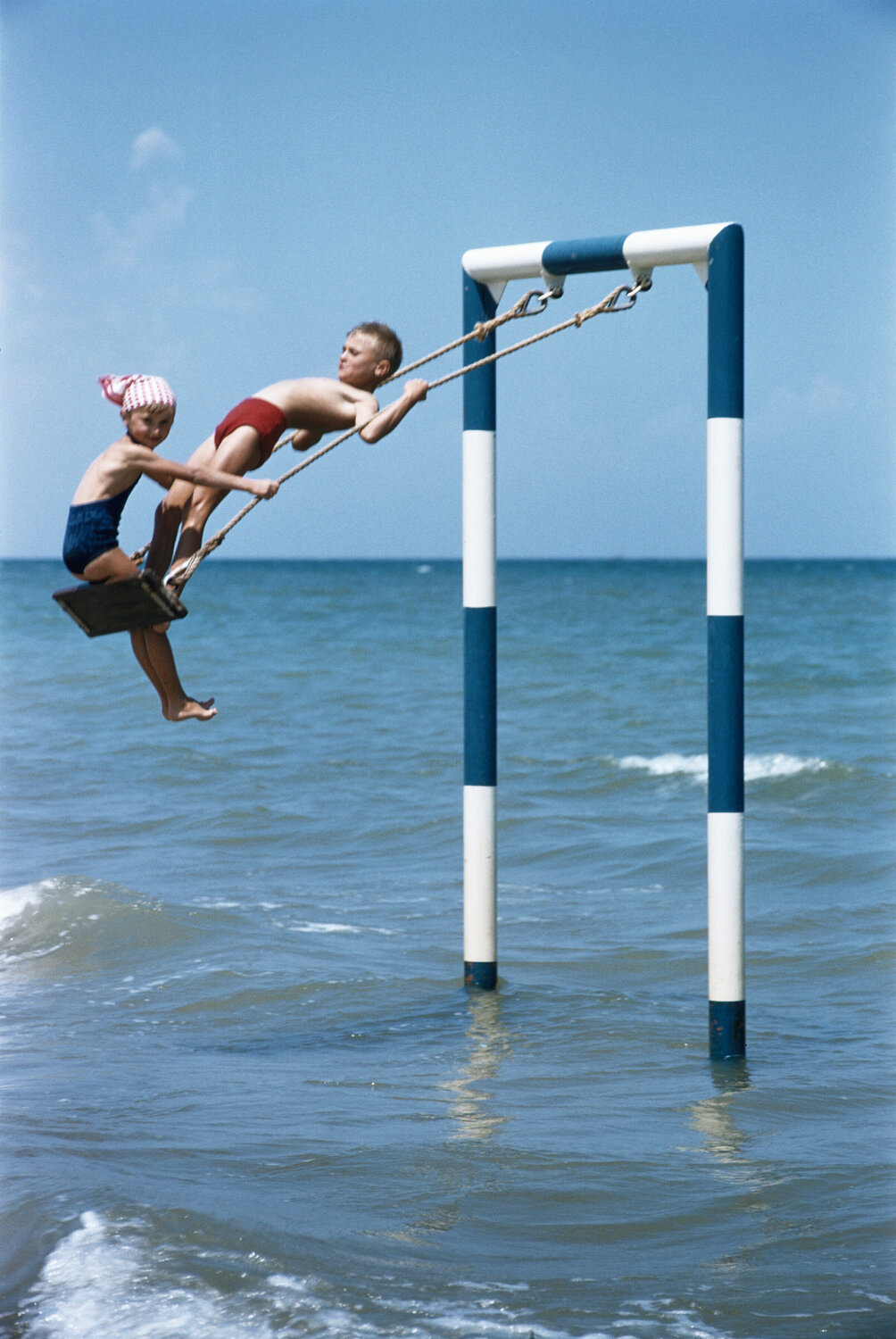 Slim Aarons 'Sea Swing' Slim Aarons Photography for sale