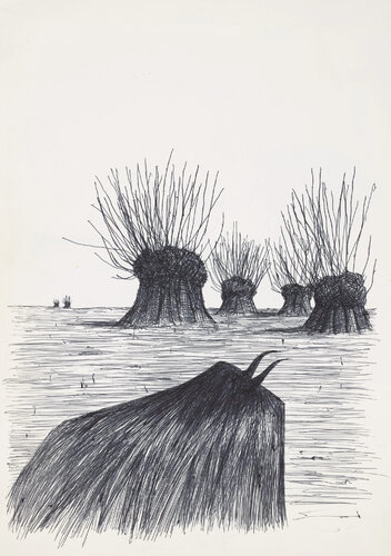 dream trees & harbinger van Stanley Donwood, Werk op papier te koop op Singulart