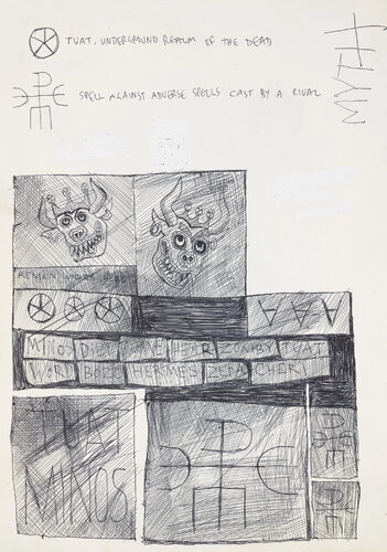 spell against spells van Stanley Donwood, Werk op papier te koop op Singulart