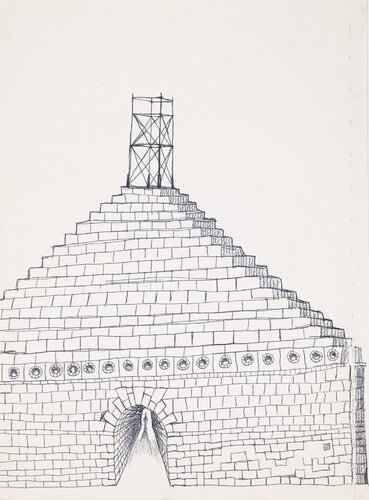 Ziggurat van Stanley Donwood, Werk op papier te koop op Singulart