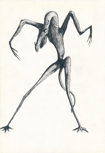 After Salvator Rosa van Stanley Donwood, Werk op papier te koop op Singulart