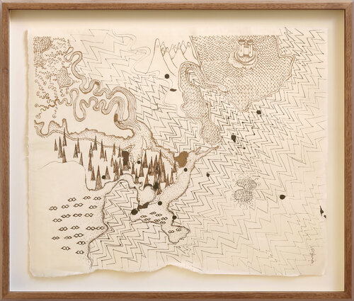 Fifth Map van Stanley Donwood, Werk op papier te koop op Singulart