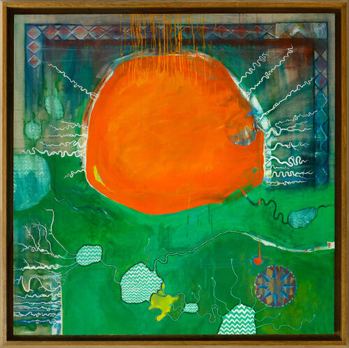 Let Us Raise Our Glasses To What We Don't Deserve van Stanley Donwood, Schilderij te koop op Singulart