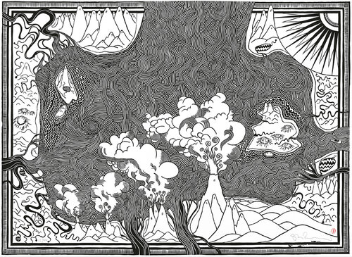 A Map of the New World van Stanley Donwood, Afdruk te koop op Singulart