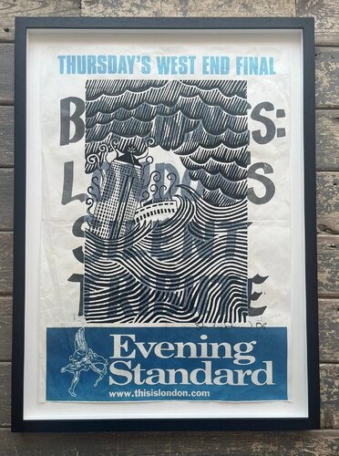 London's Silent Tribute van Stanley Donwood, Afdruk te koop op Singulart