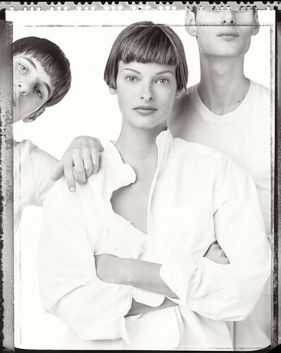 Linda Evangelista, Ian Hundley, Marc Hundley, for Vogue, New York van Steven Meisel, Fotografie te koop op Singulart