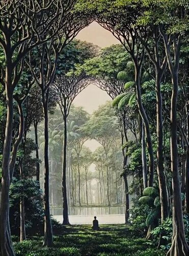 En El Paisaje Interior by Tomás Sánchez, Print for Sale on Singulart