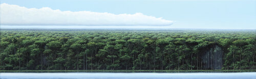 Orilla y Nube by Tomás Sánchez, Painting for Sale on Singulart