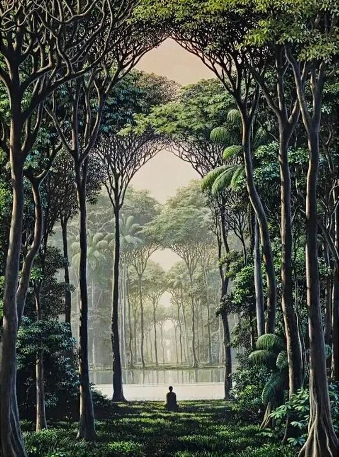 En El Paisaje Interior Tomás Sánchez Druck zu verkaufen