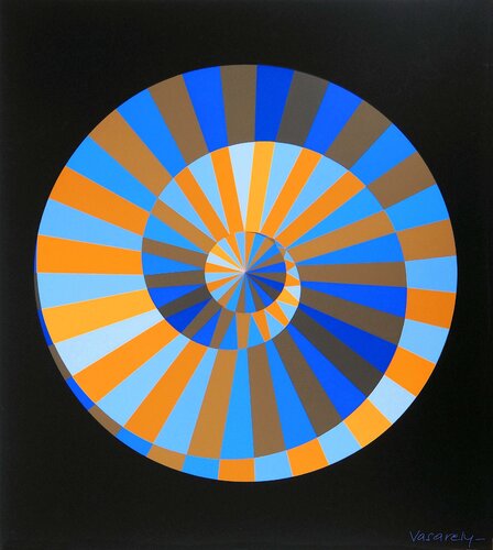 Olympia, Ciel et Soleil (composition cinétique) Victor Vasarely