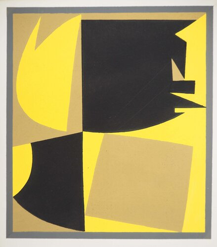 Equilibre abstrait von Victor Vasarely, Druck kaufen auf Singulart