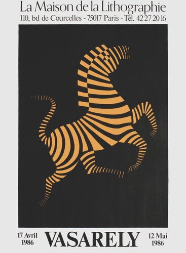 Expo 86 - Maison de la Lithographie von Victor Vasarely, Druck kaufen auf Singulart