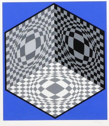 Cubic Relationship van Victor Vasarely, Afdruk te koop op Singulart