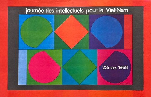 Expo 68 - Journée des intellectuels pour le Vietnam Victor Vasarely