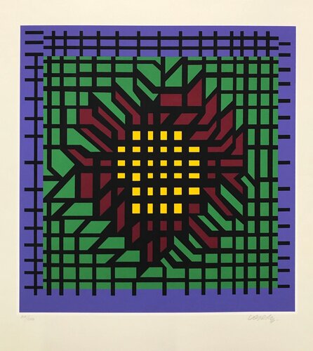 Abstract Composition van Victor Vasarely, Afdruk te koop op Singulart