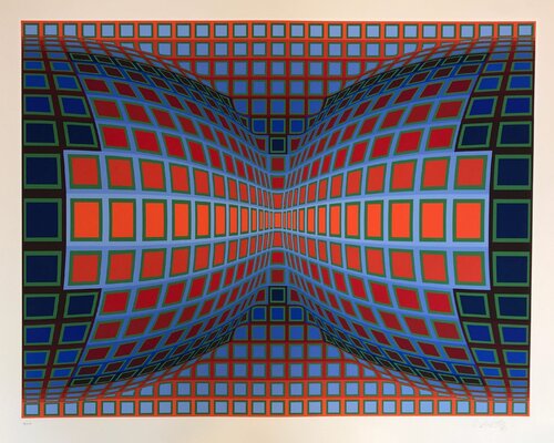 Papillon van Victor Vasarely, Afdruk te koop op Singulart