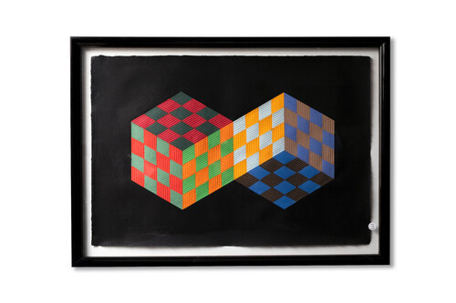 Kartsou (model for screen printing) van Victor Vasarely, Andere media te koop op Singulart