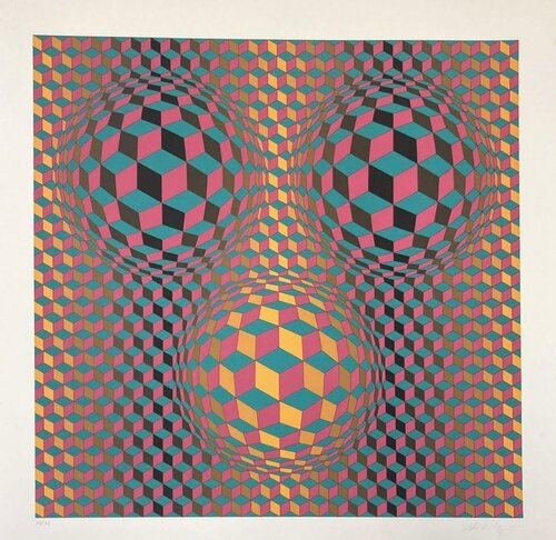 Virgo van Victor Vasarely, Afdruk te koop op Singulart