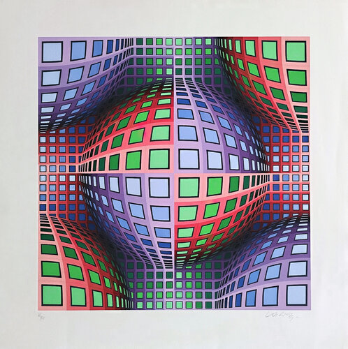 Lava van Victor Vasarely, Afdruk te koop op Singulart