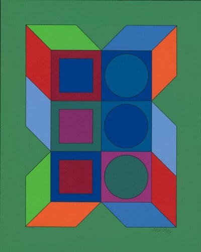 XLV van Victor Vasarely, Afdruk te koop op Singulart