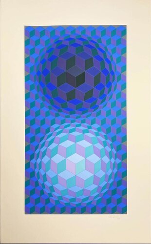 Album Meta: Seven Plates 5 van Victor Vasarely, Afdruk te koop op Singulart