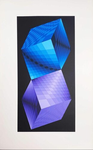 Album Meta: Seven Plates 7 van Victor Vasarely, Afdruk te koop op Singulart