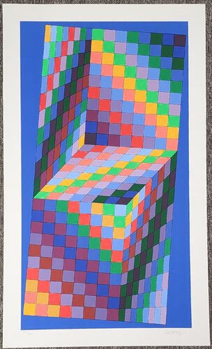 AXO 77 van Victor Vasarely, Afdruk te koop op Singulart