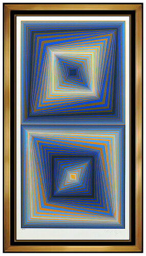 Bi-Rhombs van Victor Vasarely, Afdruk te koop op Singulart