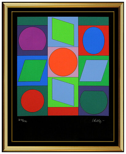 Microcosmos Cubes van Victor Vasarely, Afdruk te koop op Singulart