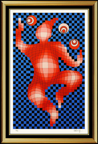 Juggler van Victor Vasarely, Afdruk te koop op Singulart