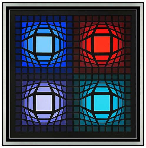 Quad Vega van Victor Vasarely, Afdruk te koop op Singulart